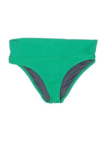 Pre-owned Victoria's Secret Swimsuit Bottoms In Green