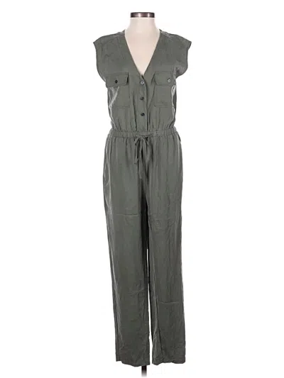 Pre-owned Ann Taylor Loft Jumpsuit In Green