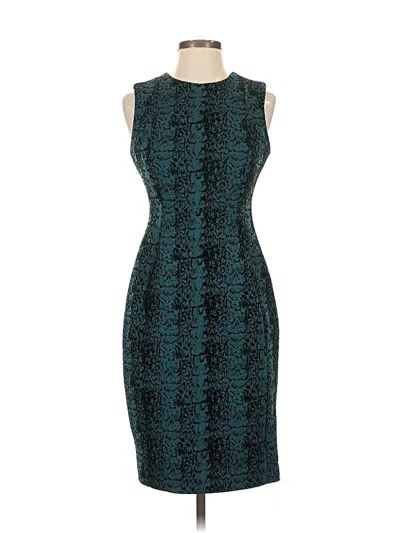 Pre-owned Calvin Klein Cocktail Dress In Blue