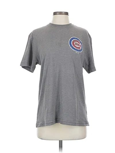 Pre-owned Majestic Short Sleeve T-shirt In Gray