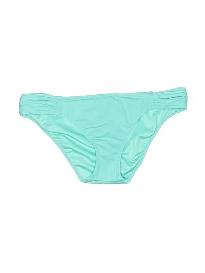 Pre-owned Victoria's Secret Swimsuit Bottoms In Blue