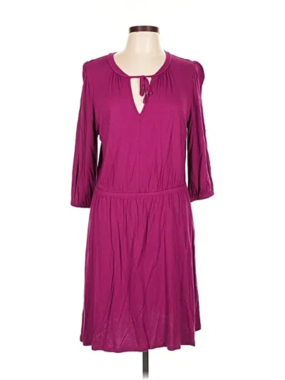 Pre-owned Gap Casual Dress In Purple
