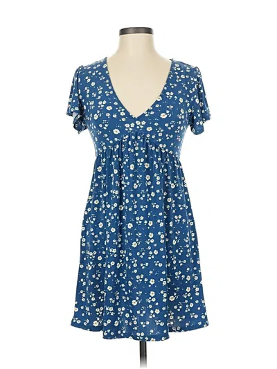 Pre-owned Assorted Brands Casual Dress In Blue