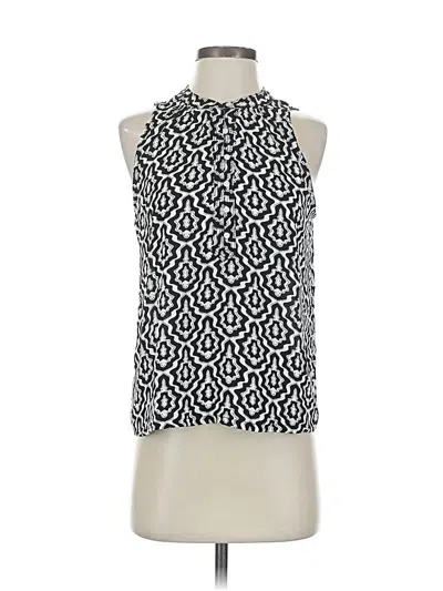 Pre-owned Ann Taylor Loft Sleeveless Blouse In Black