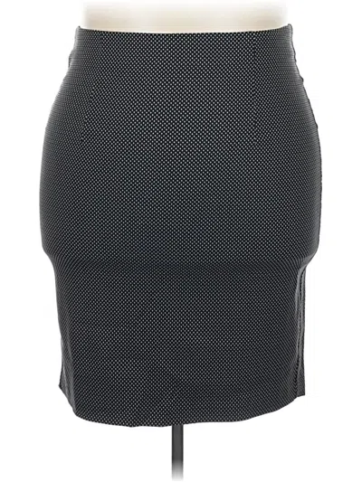 Pre-owned Lane Bryant Casual Skirt In Gray