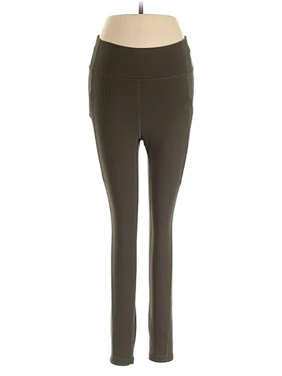 Pre-owned Lululemon Athletica Active Pants In Green