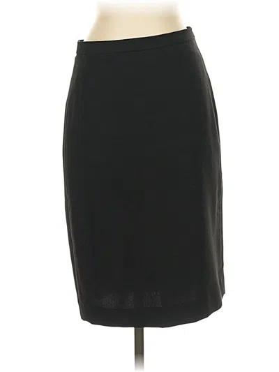 Pre-owned Anne Klein Formal Skirt In Black