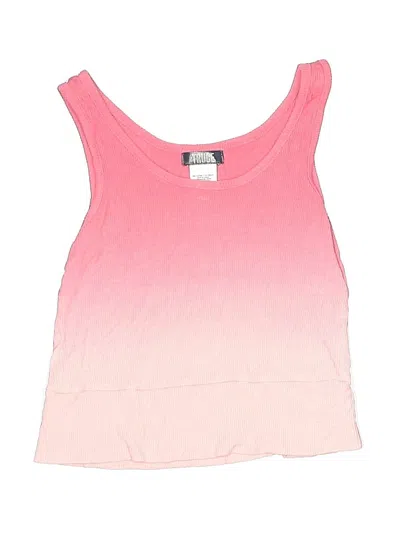 Pre-owned Truce Kids' Tank Top Pink Halter Neckline Tops