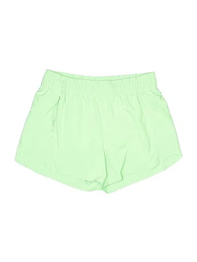 Pre-owned Athleta Girl Kids' Athletic Shorts In Green