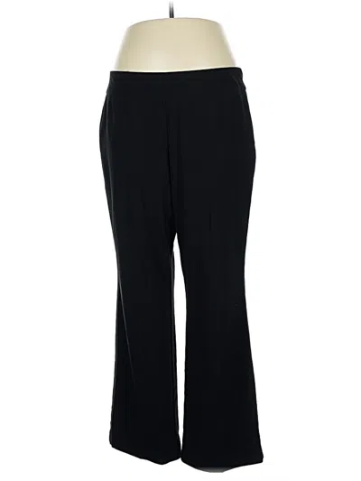 Pre-owned Roz & Ali Active Pants In Black
