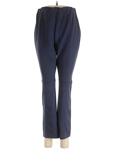Pre-owned Ann Mashburn Dress Pants In Blue