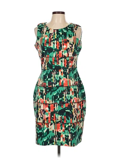 Pre-owned Calvin Klein Cocktail Dress In Green