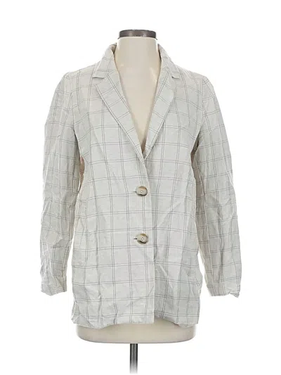 Pre-owned Madewell Blazer Jacket In White