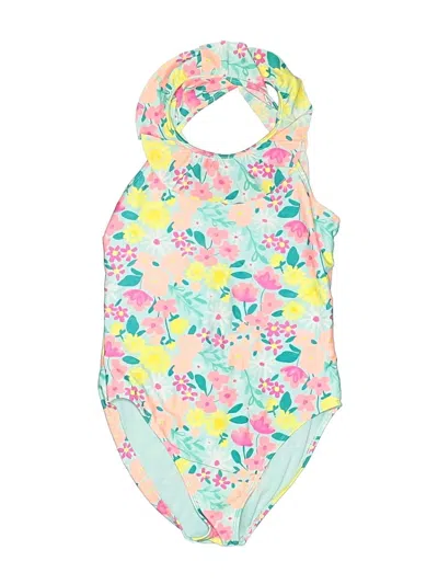 Pre-owned Cat & Jack Kids' One Piece Swimsuit In Pink
