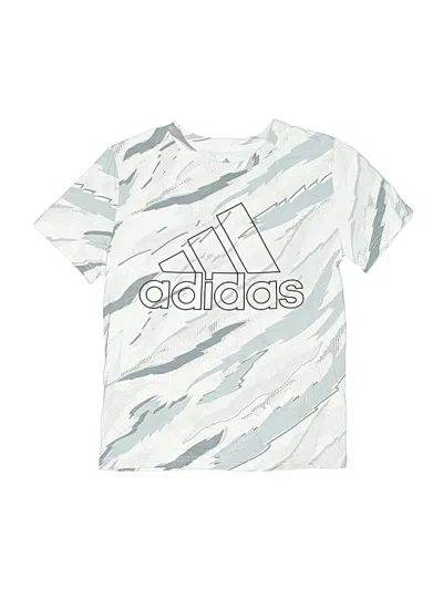 Pre-owned Adidas Originals Kids' Short Sleeve T-shirt In Silver