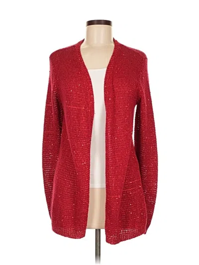 Pre-owned Versona Cardigan Sweater In Red