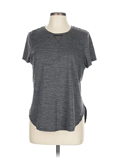 Pre-owned Danskin Now Active T-shirt In Gray
