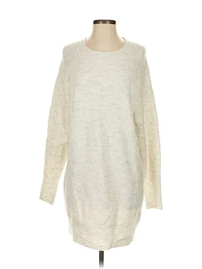 Pre-owned Black Tape_ Casual Dress In White