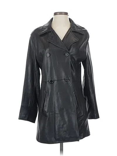 Pre-owned Barneys New York Trenchcoat In Black