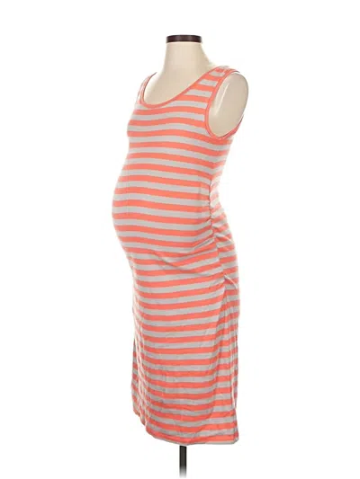 Pre-owned Liz Lange Maternity For Target Casual Dress In Orange