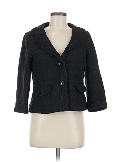 Pre-owned Ann Taylor Blazer Jacket In Black