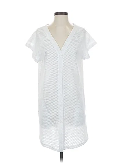 Pre-owned Assorted Brands Casual Dress In White
