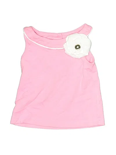 Pre-owned Janie And Jack Babies' Sleeveless Top Pink Halter Neckline Tops