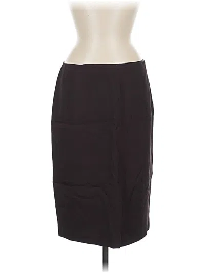 Pre-owned Ellen Tracy Formal Skirt In Black