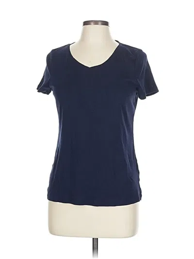 Pre-owned Talbots Short Sleeve T-shirt In Blue