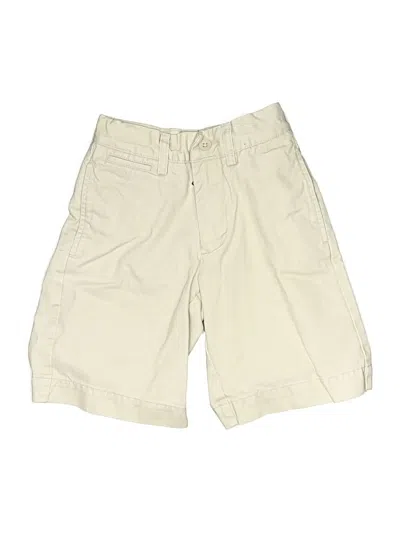 Pre-owned Gap Kids' Khaki Shorts In White