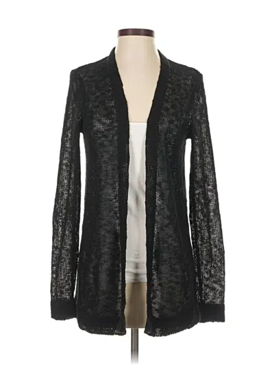 Pre-owned Ann Taylor Loft Cardigan Sweater In Black
