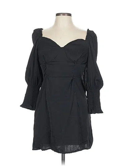 Pre-owned Divided By H&m Cocktail Dress In Black