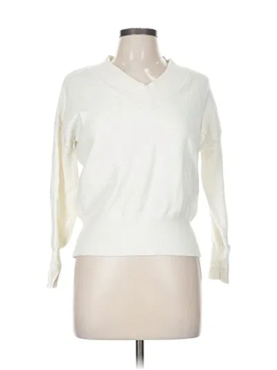 Pre-owned Philosophy Republic Clothing Pullover Sweater In White