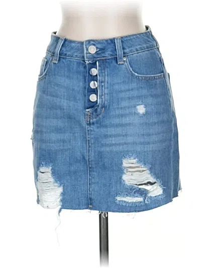 Pre-owned Pacsun Denim Skirt In Blue