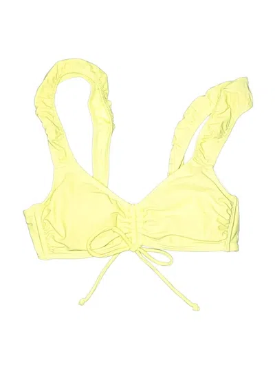 Pre-owned Wild Fable Swimsuit Top Yellow Swimwear