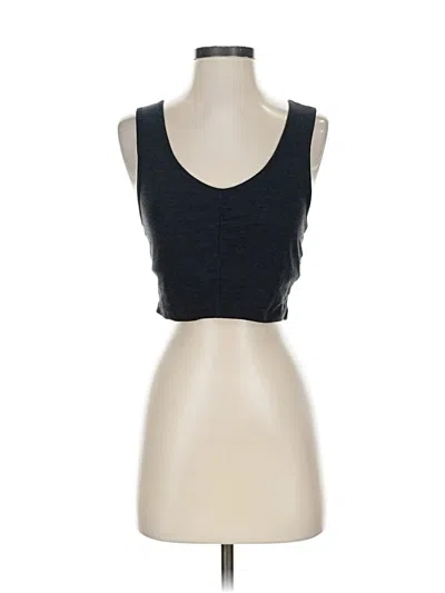 Pre-owned Zella Tank Top Black Strapless Neckline Tops