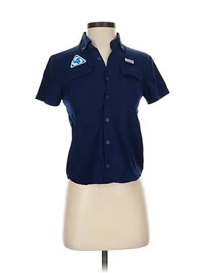 Ocean + Coast Short Sleeve Blouse In Blue