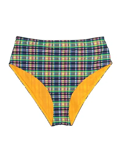Pre-owned Ganni Swimsuit Bottoms In Yellow
