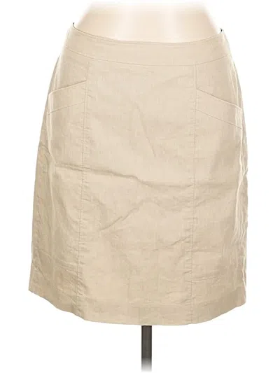 Pre-owned Ann Taylor Casual Skirt In Brown