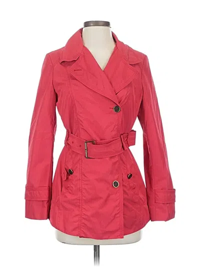 Pre-owned Cole Haan Trenchcoat In Red