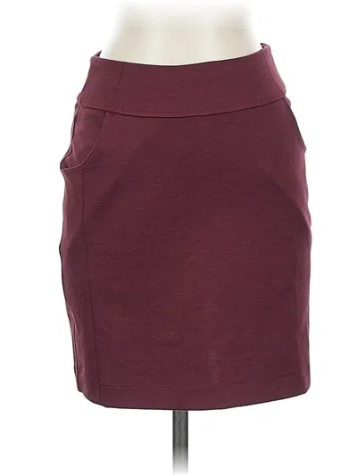 Pre-owned Mountain Hardwear Casual Skirt In Burgundy