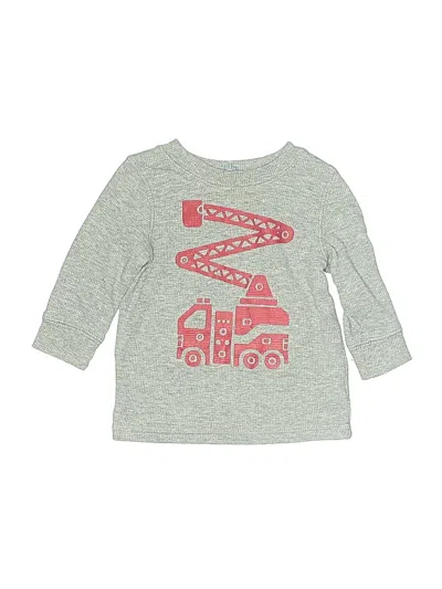 Pre-owned Jumping Beans Babies' 3/4 Sleeve T-shirt In Gray
