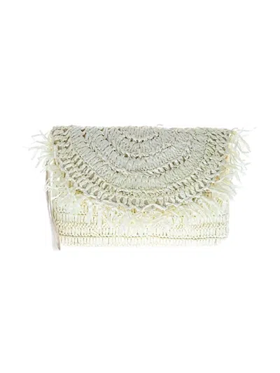 Pre-owned Sole Society Wristlet In White