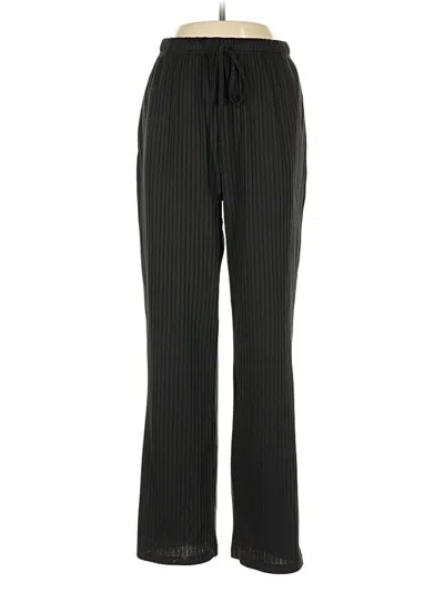 Pre-owned Ekouaer Casual Pants In Black