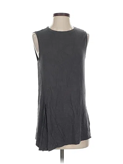 Pre-owned Fabletics Sleeveless T-shirt In Gray