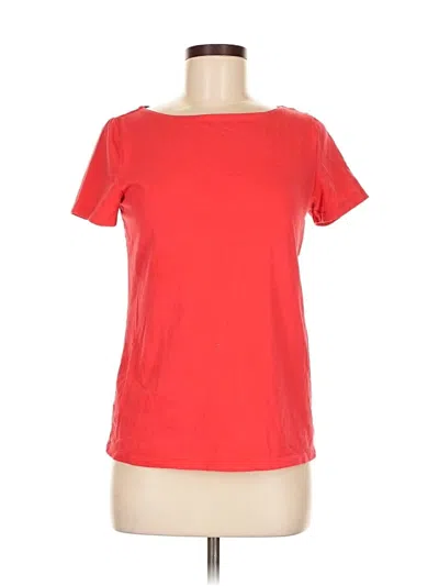 Pre-owned Rafaella Short Sleeve T-shirt In Red