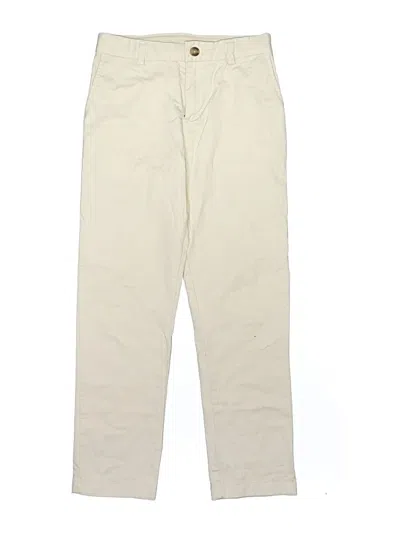 Pre-owned Vineyard Vines Kids' Khaki Pant In White
