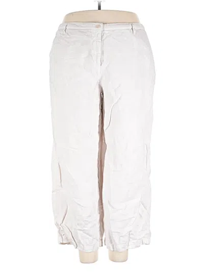 Pre-owned Poetry Linen Pants In White