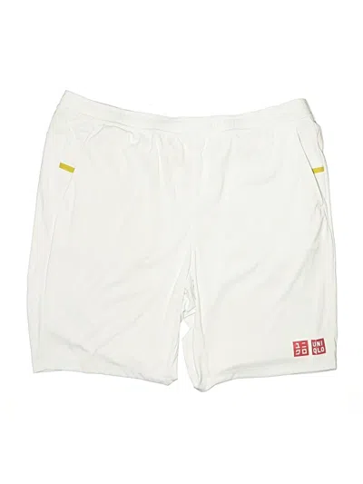 Pre-owned Uniqlo Athletic Shorts In White