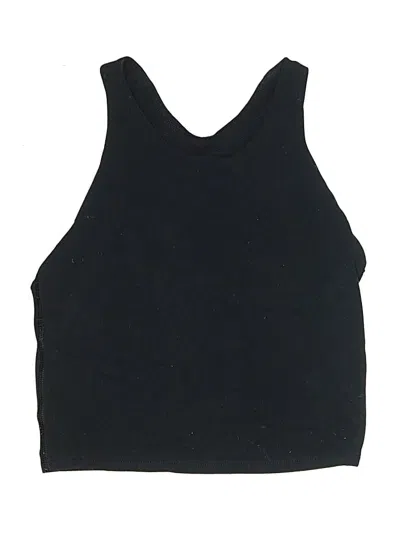Pre-owned Athleta Girl Kids' Active Tank Top In Black